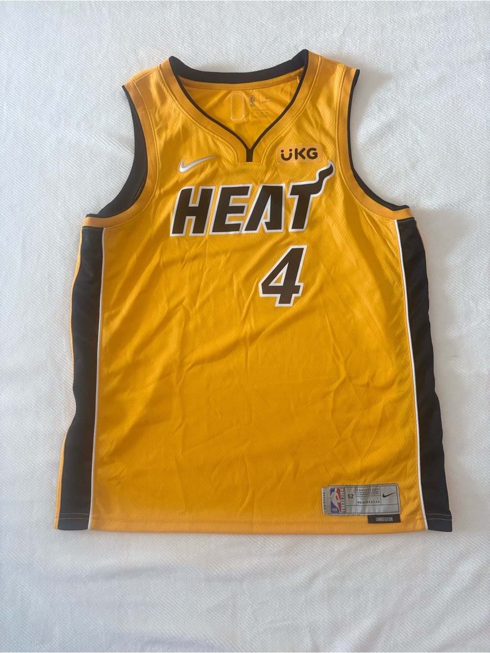 NBA Yellow Swingman Basketball Jersey with Nike Tag